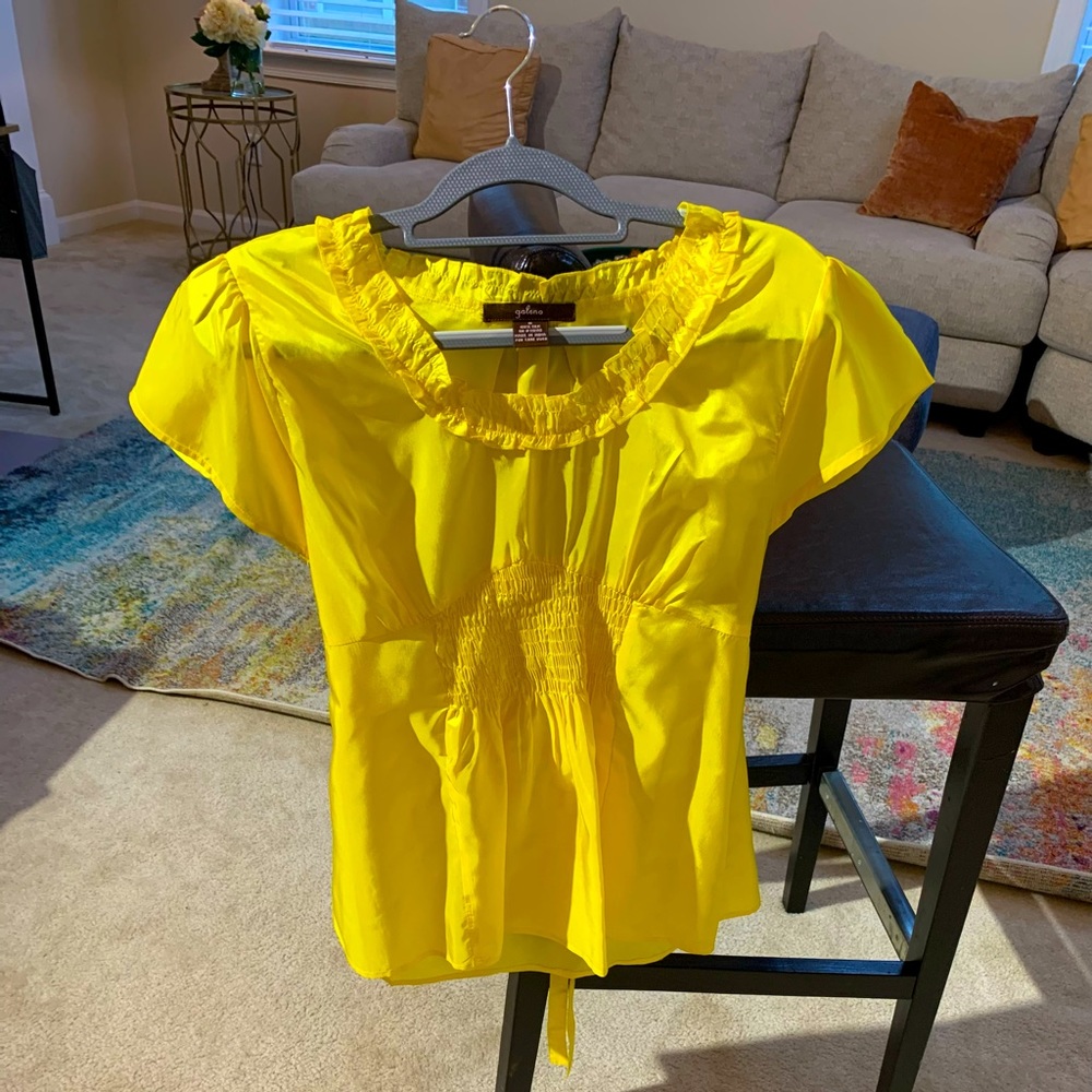 Silk casual top